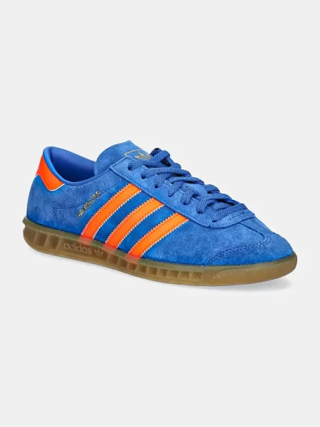 Adidas Originals sneakersy zamszowe Hamburg W niebieski