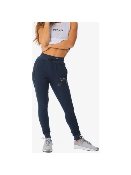 Długie spodnie Picsil Jogger w kolorze granatowym XL niebieskie