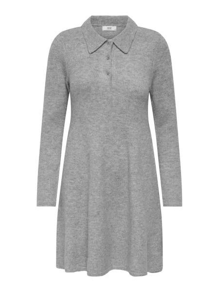 JDY Rochie tricotat deschis gri