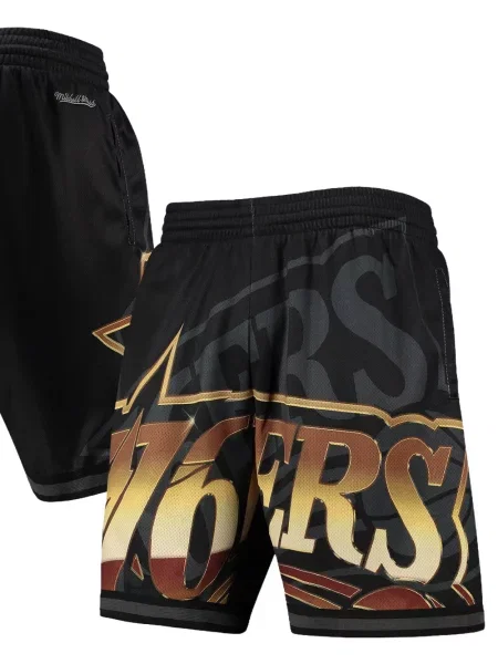 Pantaloni scurți Mitchell & Ness negru