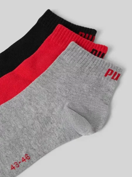 Krótkie skarpety z logo w zestawie 3 szt. Puma