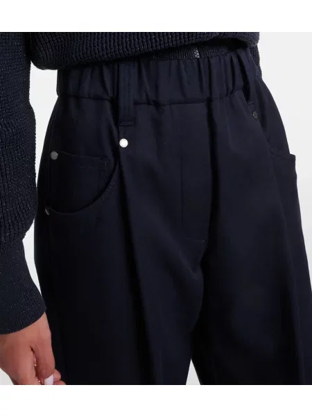 Pantaloni Brunello Cucinelli albastru