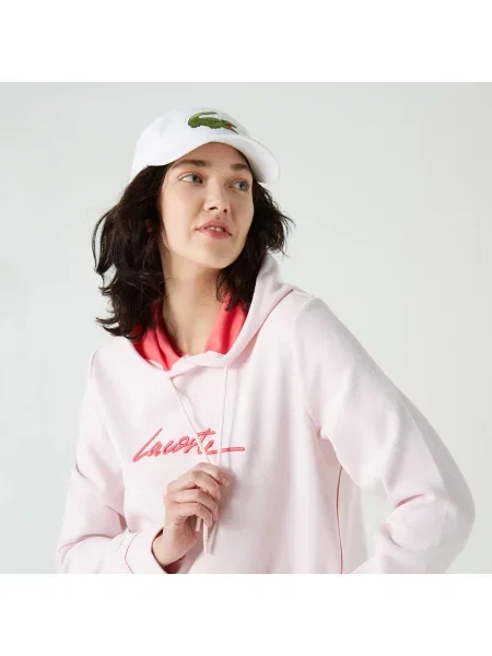Lacoste толстовка рожева