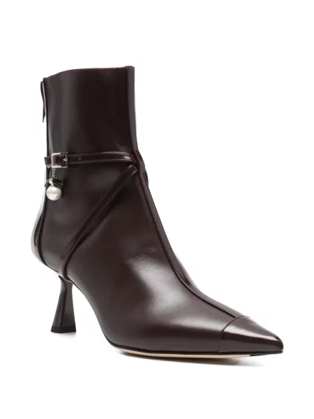 Cizme scurte Jimmy Choo maro