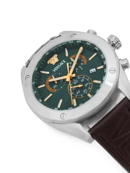 Ceas Versace din piele verde