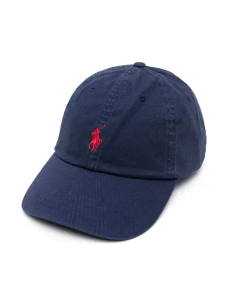 Polo Ralph Lauren czapka z daszkiem z aplikacją niebieska