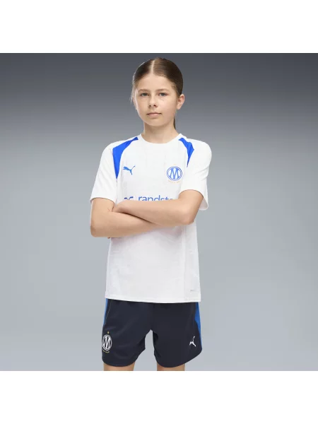 PUMA Młodzieżowa koszulka treningowa Olympique de Marseille Odzież biały
