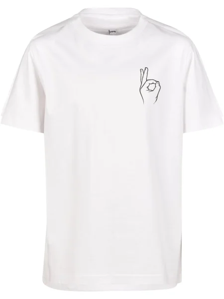 Tricou copii Mister Tee alb
