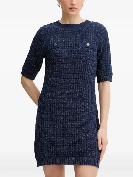 Rochie mini Morgan tricotate albastru