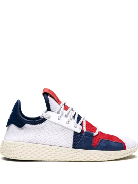 Sneakerși Adidas tricotate alb