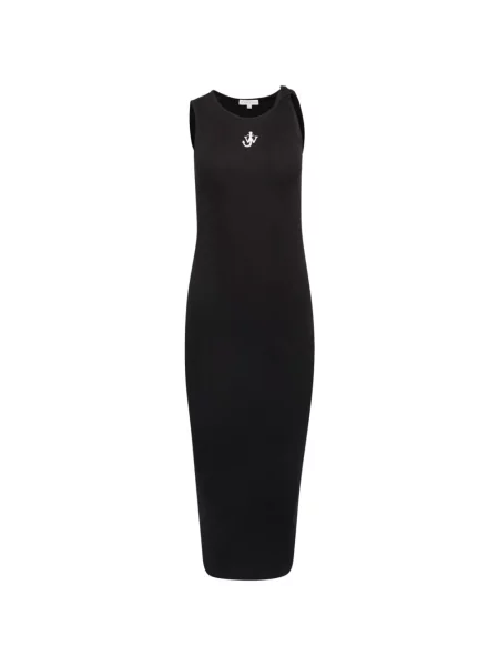 Sukienka midi Jw Anderson czarna