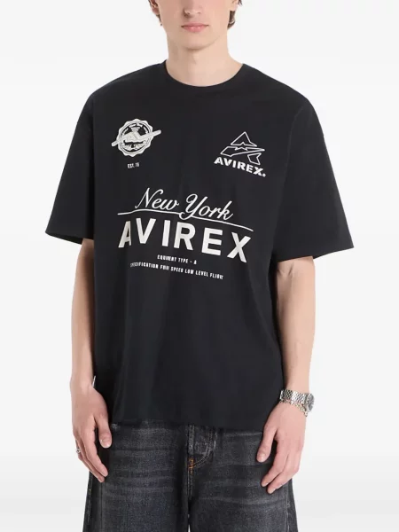 Tricou Avirex cu imagine negru
