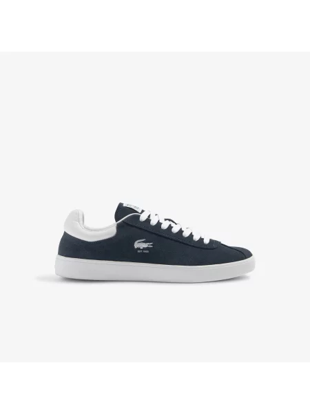 Замшевые кроссовки Lacoste синие