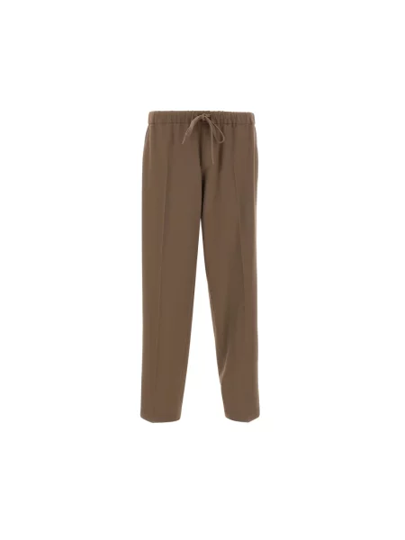 Spodnie Mm6 Maison Margiela brązowe