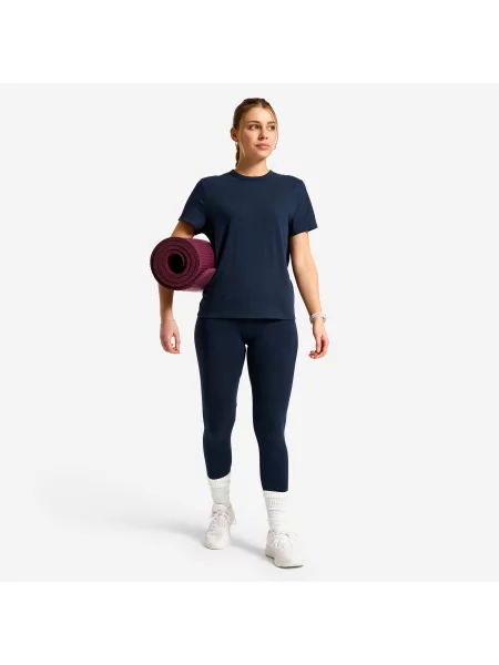 Koszulka fitness Domyos niebieska