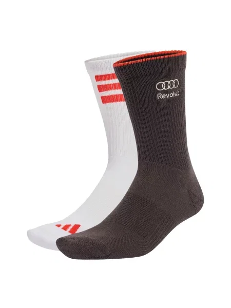 ADIDAS PERFORMANCE Αθλητικές κάλτσες Audi Revolut F1 Team Dna μαύρο λευκό