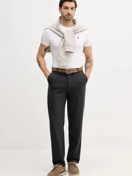 Футболка Polo Ralph Lauren однотонна чорний
