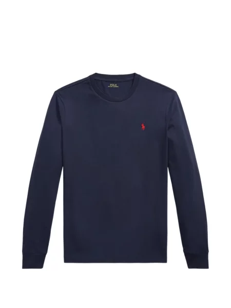 Polo majica Polo Ralph Lauren s vezom keper karirana plava