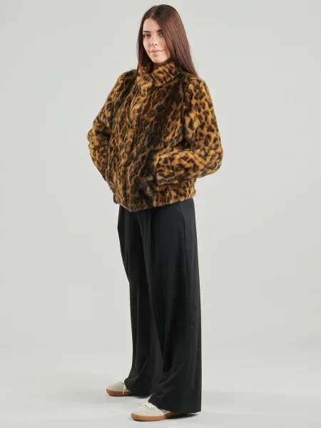 Palton Guess cu model leopard maro