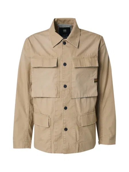 G-Star Raw Geacă 4 Pkt Overshirt bej