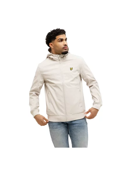 Kurtka Lyle & Scott softshell beżowa