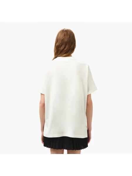 Lacoste T-Shirt Z Nadrukiem biały
