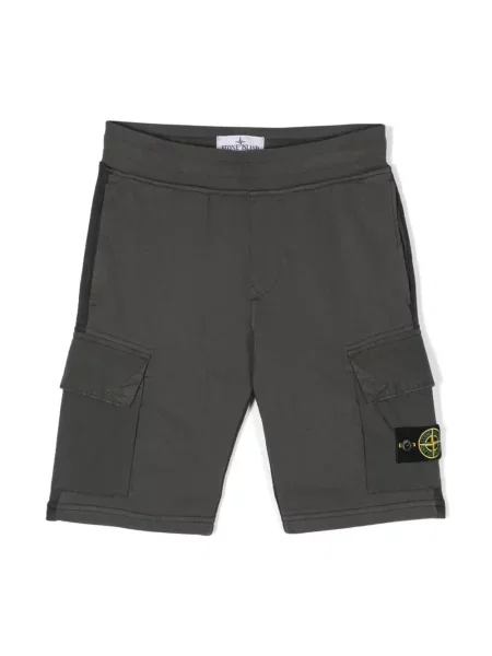 Szorty cargo dziecięce Stone Island szare