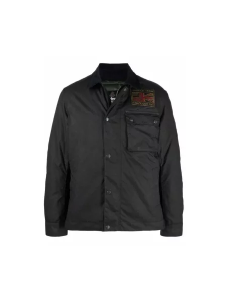 Woskowana kurtka Barbour czarna