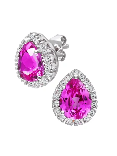 DIAMANT LETERNEL Náušnice strieborná