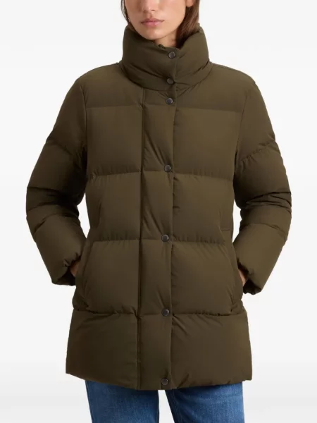 Scurt palton Woolrich verde