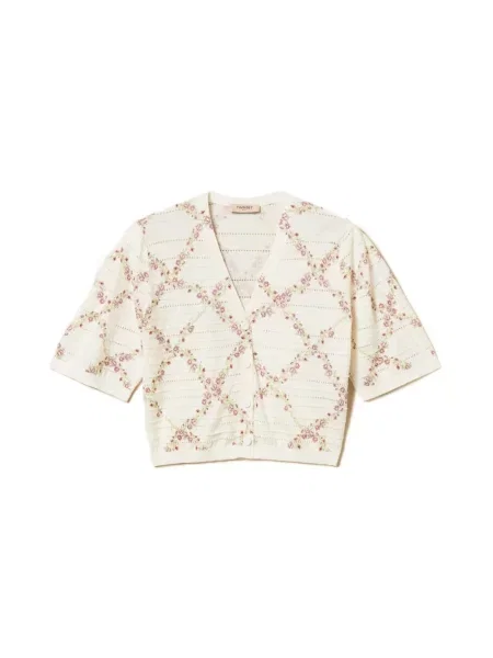 Sweter Twinset beżowy