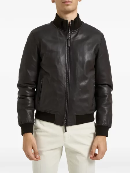 Kurtka skórzana The Jack Leathers brązowa