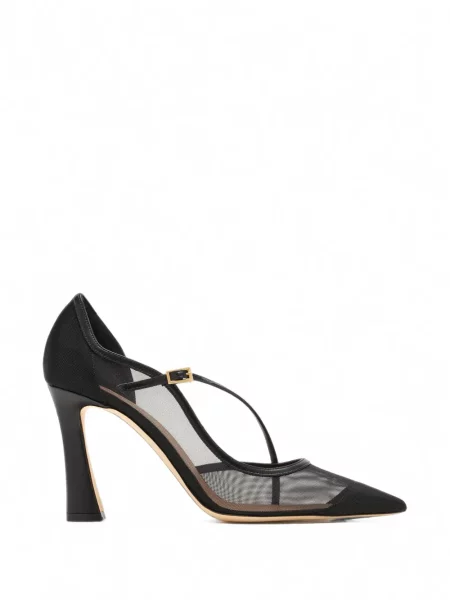 Pantofi cu toc Malone Souliers plasă negru