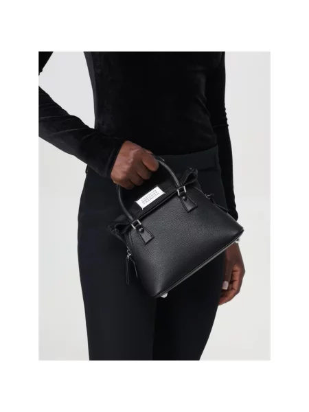 Torebka Maison Margiela skórzana czarna