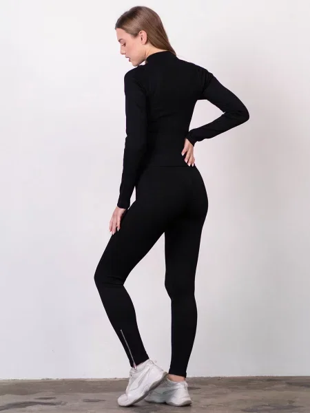 Леггинсы Giulia из микрофибры черные
