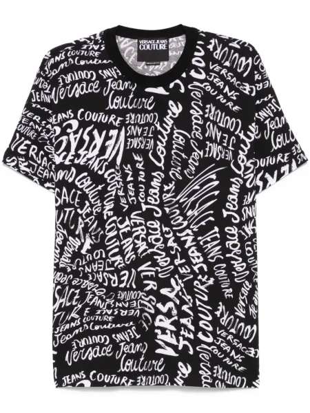 Tricou Versace Jeans Couture negru