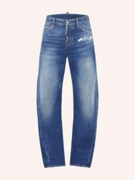 Dżinsy Loose Twst Regular Fit blau niebieskie