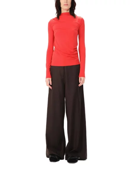 Lung tricou Maria Cher roșu