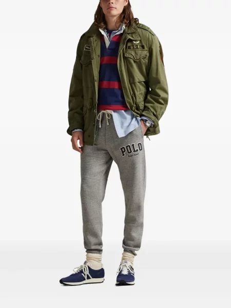Șapcă Polo Ralph Lauren de mătase cu broderie cu dungi negru