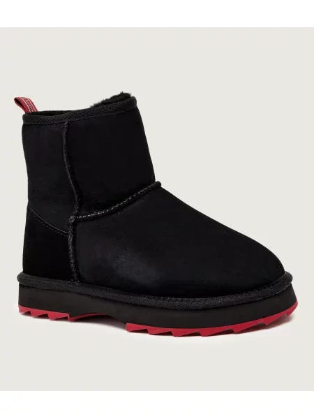 EMU Australia Bocanci Sharky Mini | piele întoarsă negru