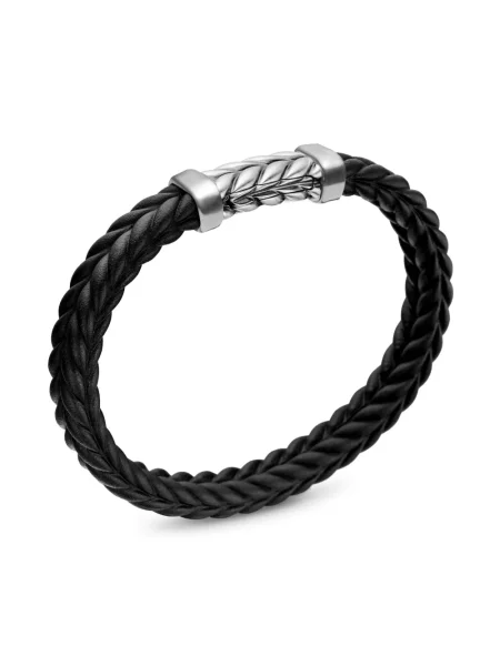 Brăţară David Yurman argintiu