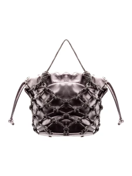 Torba plażowa Pho Firenze pleciona szara