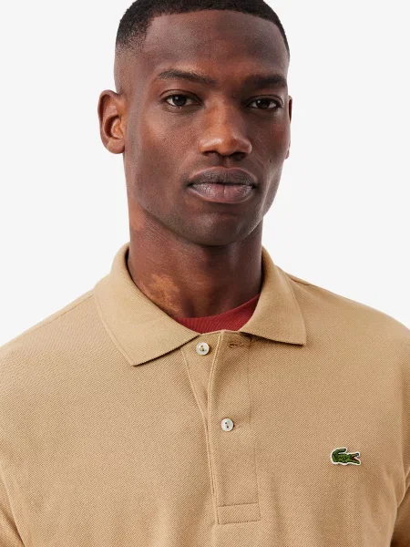 Поло Lacoste коричневий