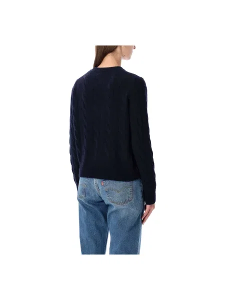Sweter Polo Ralph Lauren z kaszmiru niebieski