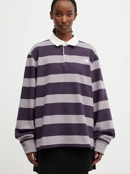 The North Face longsleeve fioletowa