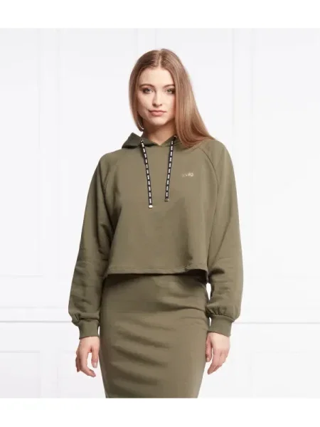 Liu Jo Sport Hanorac | Cropped Fit verde