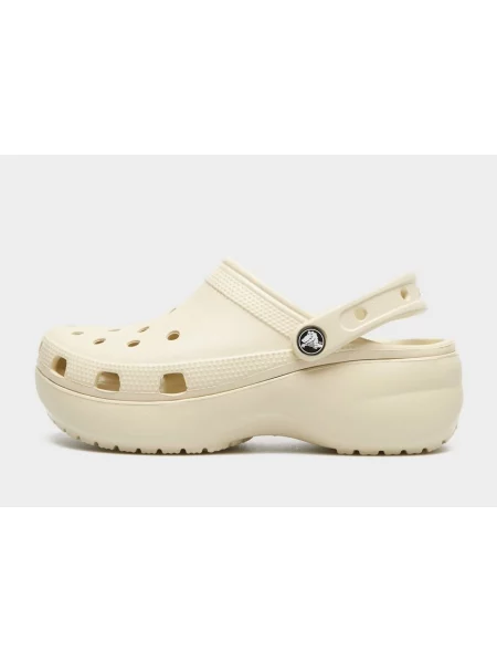 Klapki Crocs beżowe
