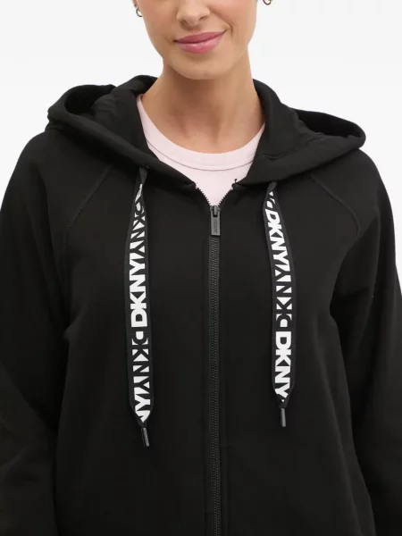 Hanorac cu glugă Dkny negru