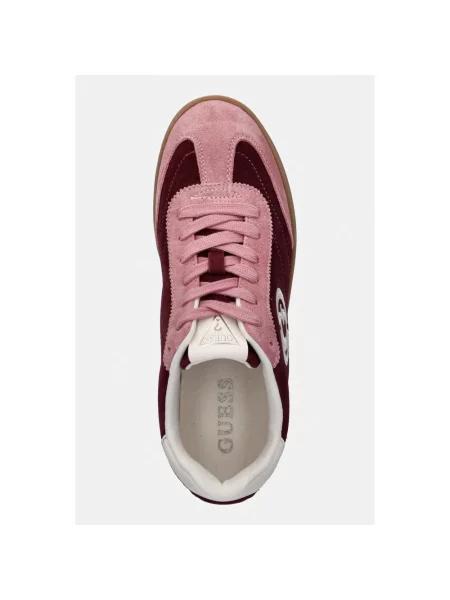 Guess JACEK sneakersy zamszowe różowe