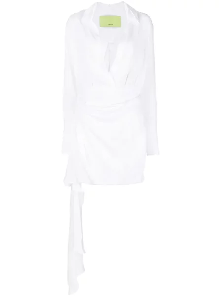 Rochie Gauge81 cu decolteu în V drapată